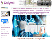Tablet Screenshot of calytel.com